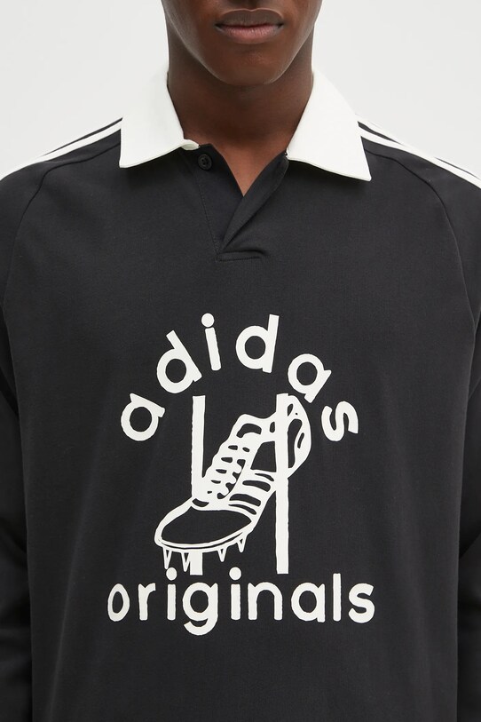 Tričko s dlouhým rukávem adidas Originals RUGBY černá JD1091