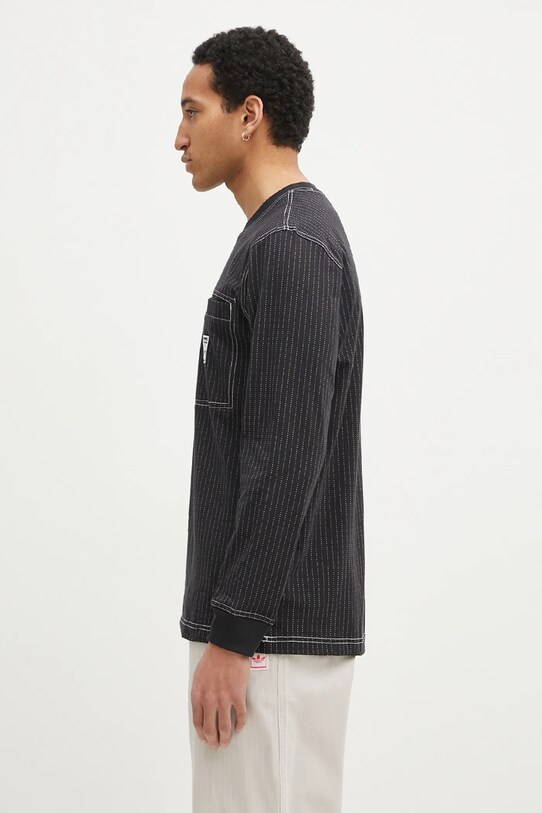 adidas Originals cotton longsleeve top Wabash JP4479 black SS25