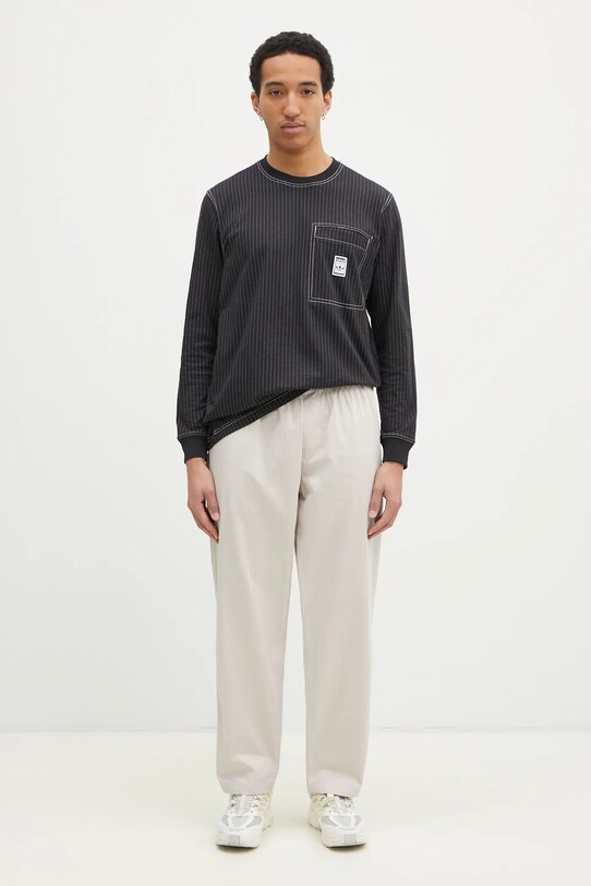 adidas Originals cotton longsleeve top Wabash JP4479 black