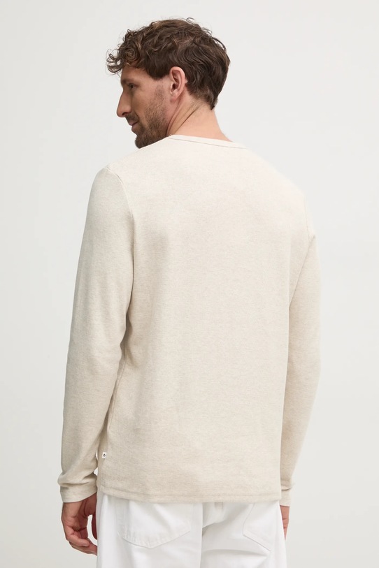 Îmbrăcăminte Samsoe Samsoe longsleeve din bumbac M24400005 bej