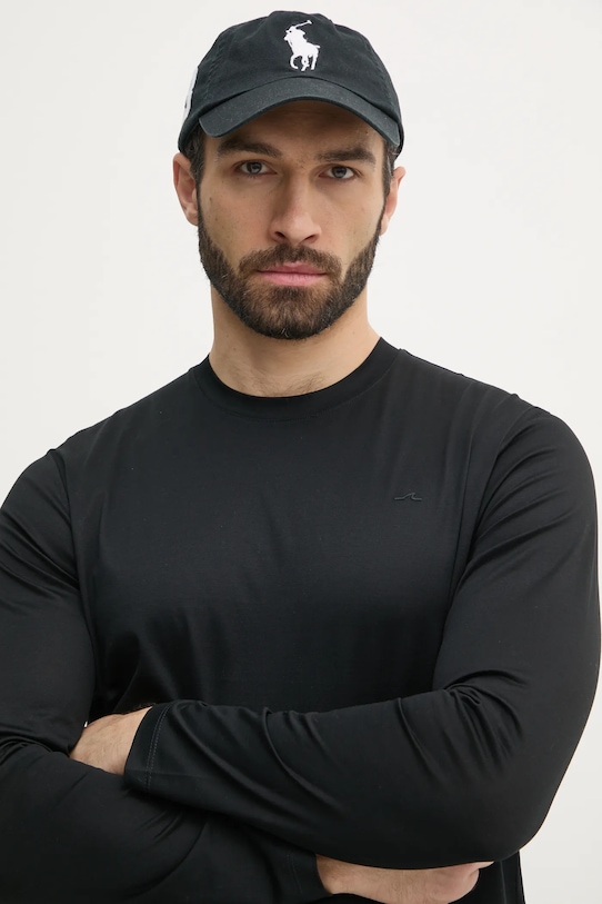 Paul&Shark longsleeve din bumbac negru 25411016