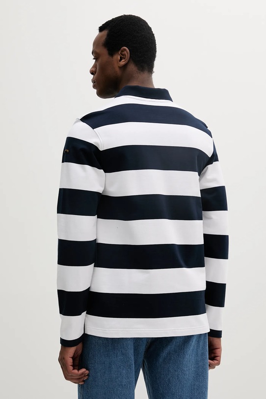 Одежда Хлопковый лонгслив Paul&Shark 25411836 тёмно-синий