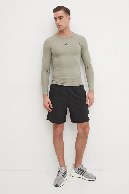 adidas Performance mânecă lungă de antrenament Techfit JE6704 gri SS25