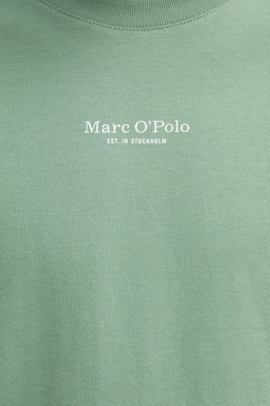 Хлопковая футболка Marc O'Polo 520201252020 зелёный