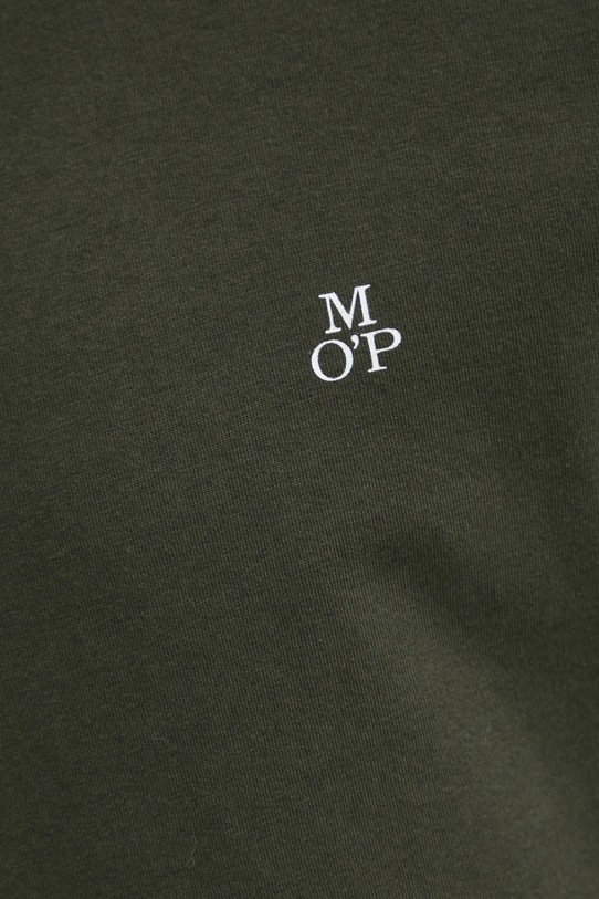 Bavlněné tričko s dlouhým rukávem Marc O'Polo 520201252210 zelená