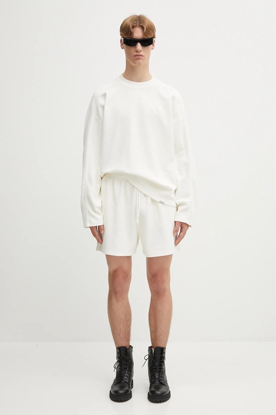 Represent longsleeve bawełniany Waffle Longsleeve MLM41209.72 beżowy