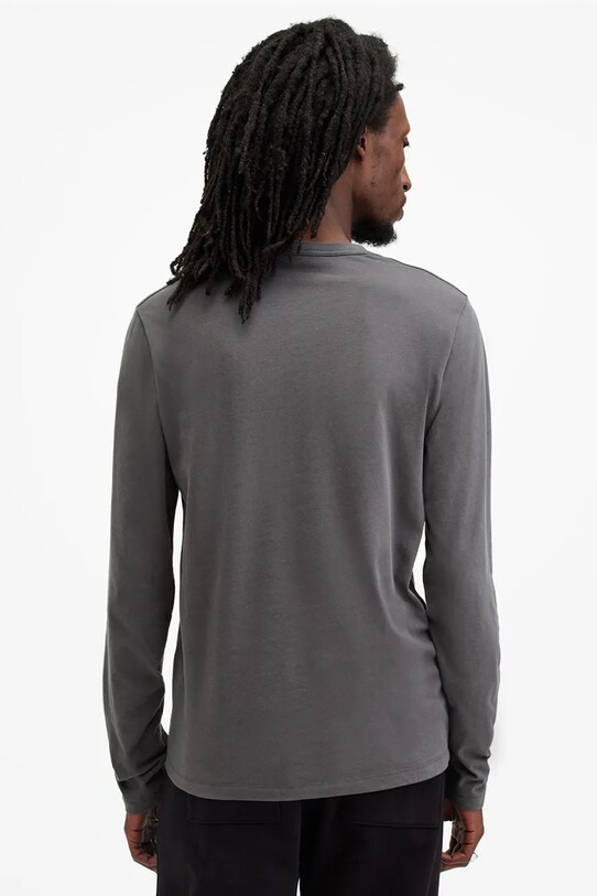 Îmbrăcăminte AllSaints longsleeve din bumbac BRACE M033JB gri