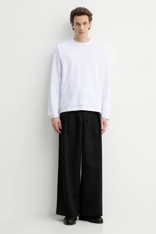 Heliot Emil longsleeve SS25.M.09.137.WHT02 alb SS25