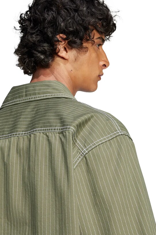 Košeľa adidas Originals Wabash Long Sleeve zelená JP4480