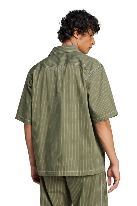 adidas Originals cămașă Wabash Long Sleeve JP4480 verde