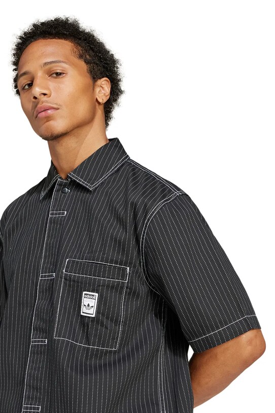 adidas Originals tricou Wabash JP4481 negru SS25