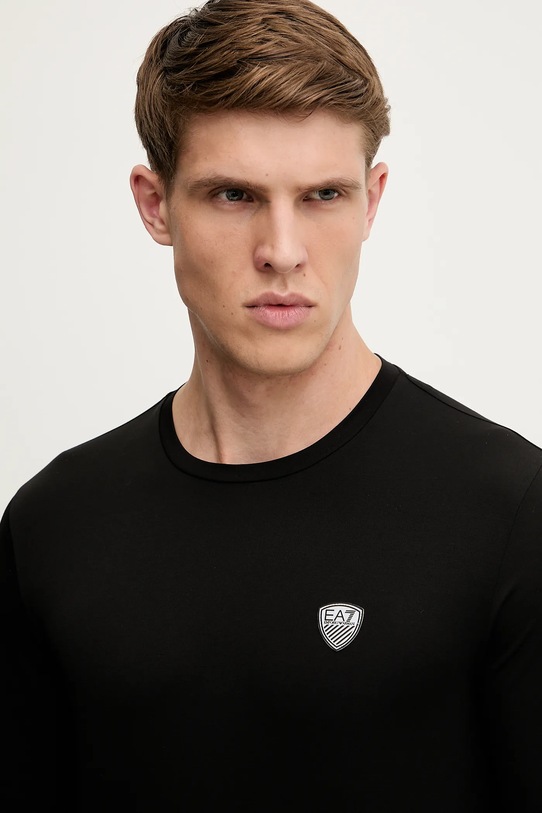 EA7 Emporio Armani longsleeve negru PJRGZ.8NPT17