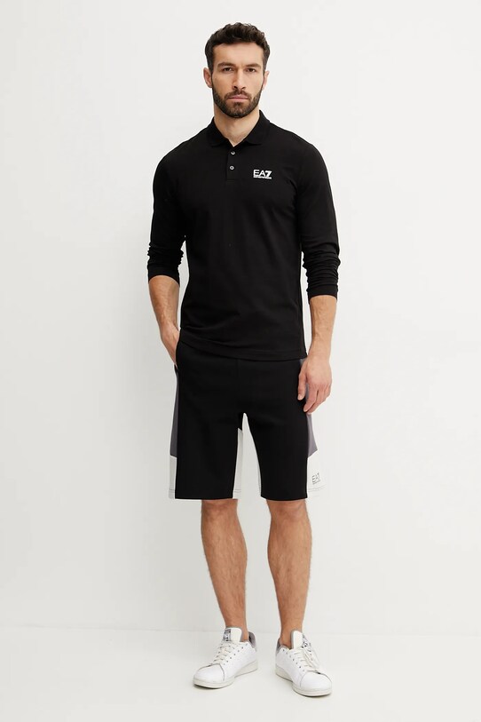 EA7 Emporio Armani longsleeve PJVQZ.8NPF15 czarny SS25
