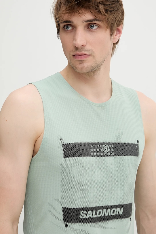 MM6 Maison Margiela tricou x Salomon verde SH0NL0005.M20101