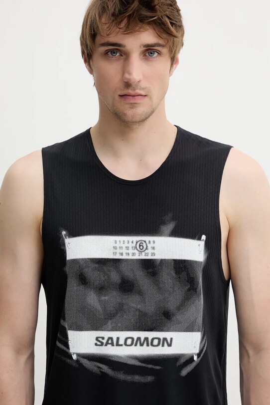 MM6 Maison Margiela t-shirt nero SH0NL0005.M20101