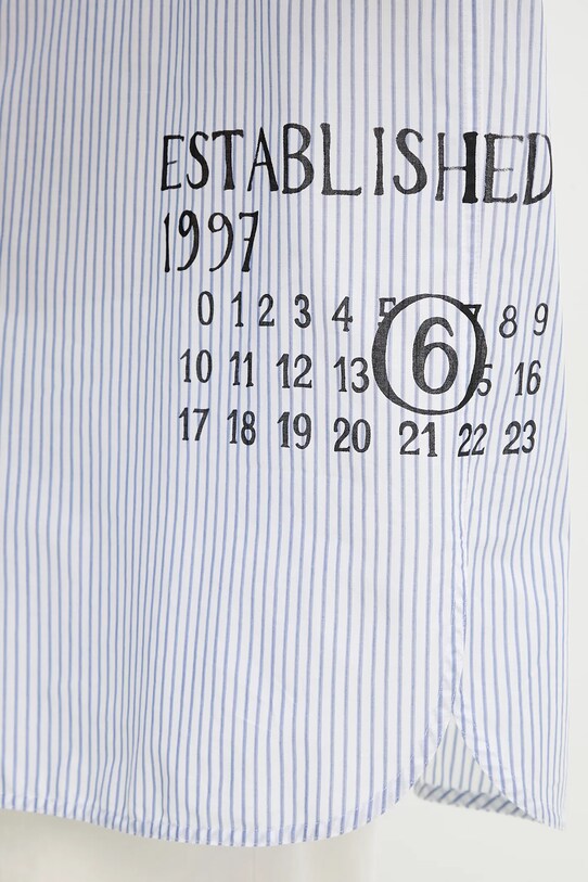MM6 Maison Margiela camicia in cotone SH0DT0014.M35251 bianco