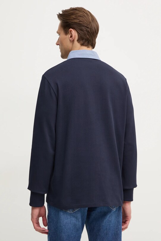 Îmbrăcăminte Gant longsleeve din bumbac 2004082 bleumarin