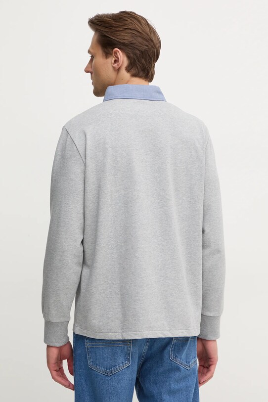 Îmbrăcăminte Gant longsleeve din bumbac 2004082 gri