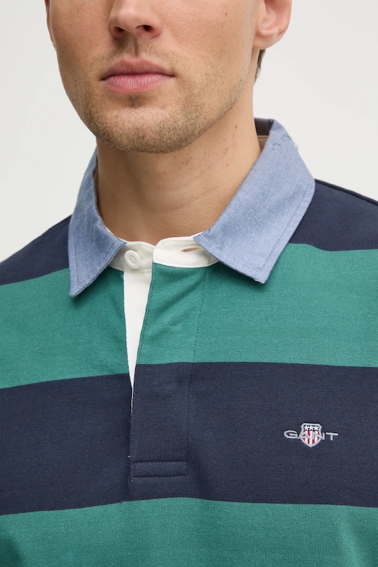 Gant longsleeve din bumbac 2004083 verde