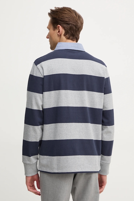 Oblečení Bavlněné tričko s dlouhým rukávem Gant 2004083 šedá