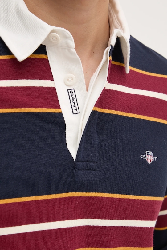 Gant longsleeve din bumbac 2044007 bleumarin