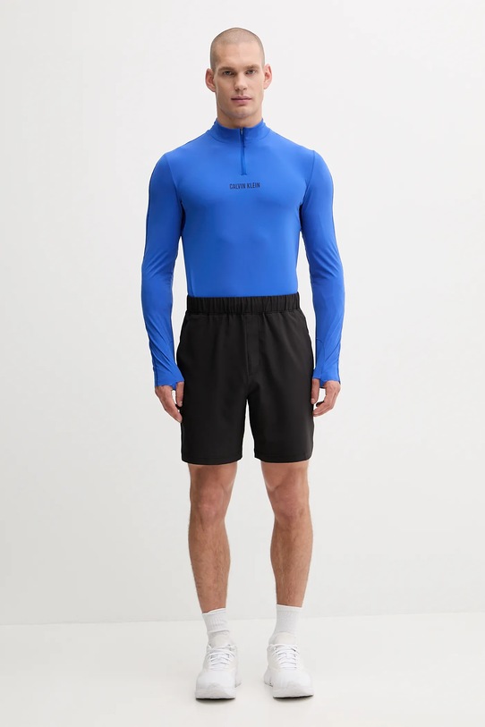 Majica dugih rukava za trening Calvin Klein Performance LVGMF4K210 plava SS25