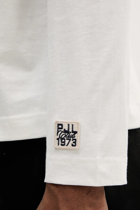 Pepe Jeans longsleeve din bumbac COLVILLE LONG PM509792 bej