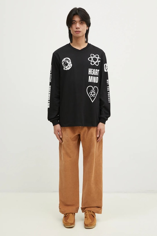 Billionaire Boys Club longsleeve din bumbac Multi Print Longsleeve B24456