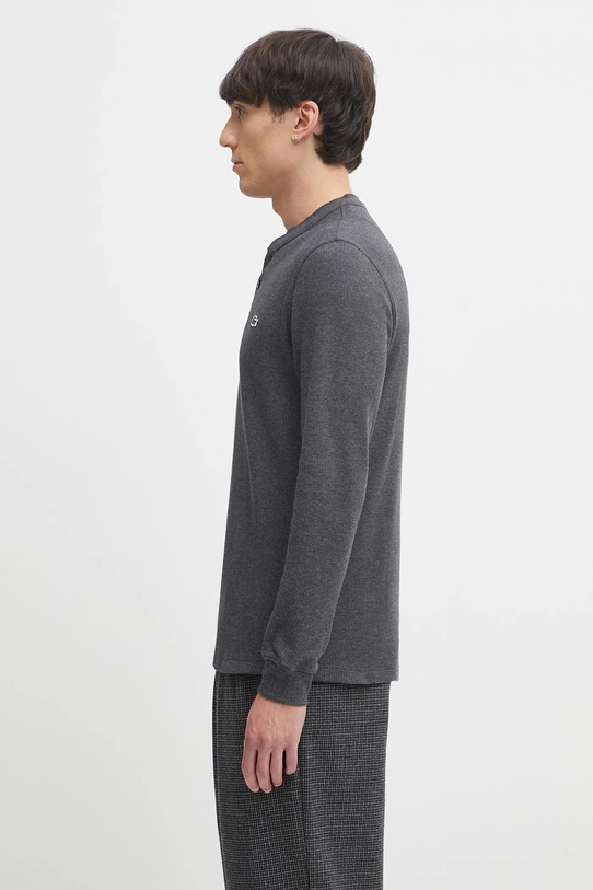 Tričko s dlhým rukávom Lacoste TH0035 sivá AW25