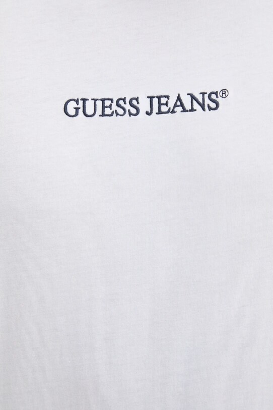 Бавовняний лонгслів Guess Jeans M5RI84.K8HM0 білий