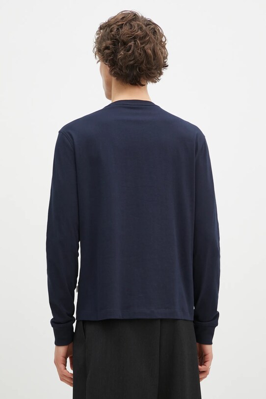 Одежда Хлопковый лонгслив Guess Jeans M5RI84.K8HM0 тёмно-синий