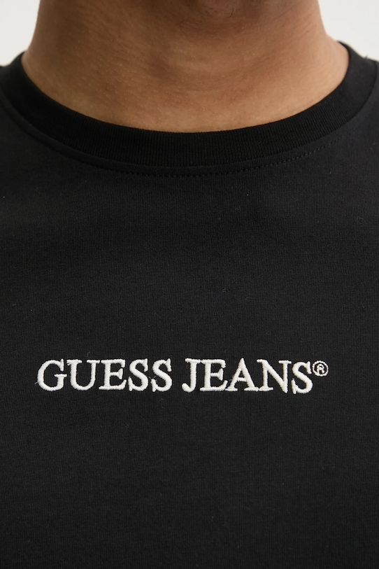 Guess Jeans longsleeve din bumbac M5RI84.K8HM0 negru