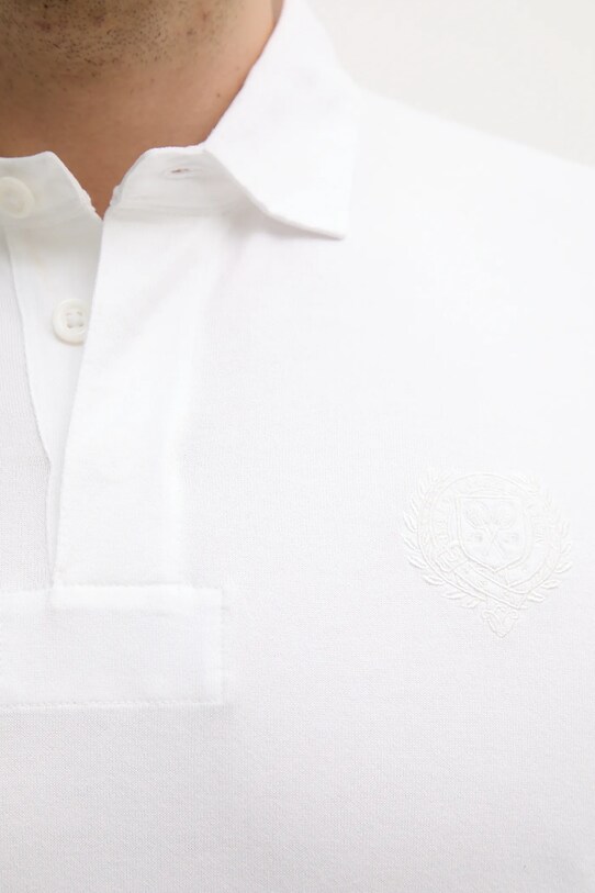 Polo Ralph Lauren longsleeve bawełniany Wimbledon Collection 710970487 biały