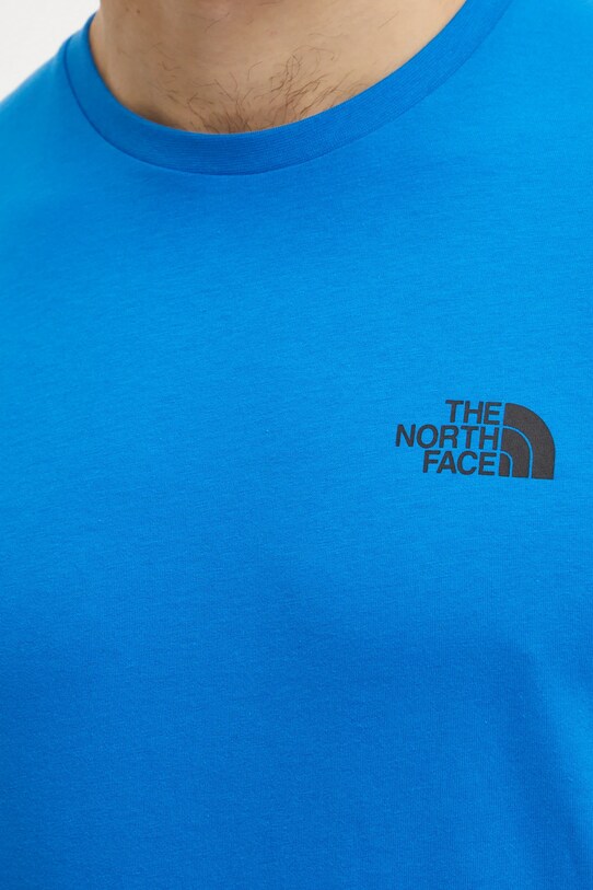 The North Face longsleeve din bumbac Redbox NF0A87NN16Y1 violet