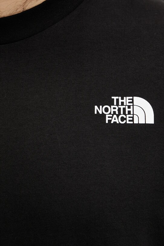 The North Face longsleeve din bumbac TNF X NSE NF0A8C3ZJK31 negru