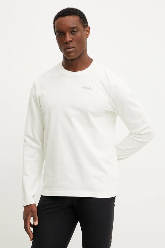 Haglöfs longsleeve bawełna beżowy 607660