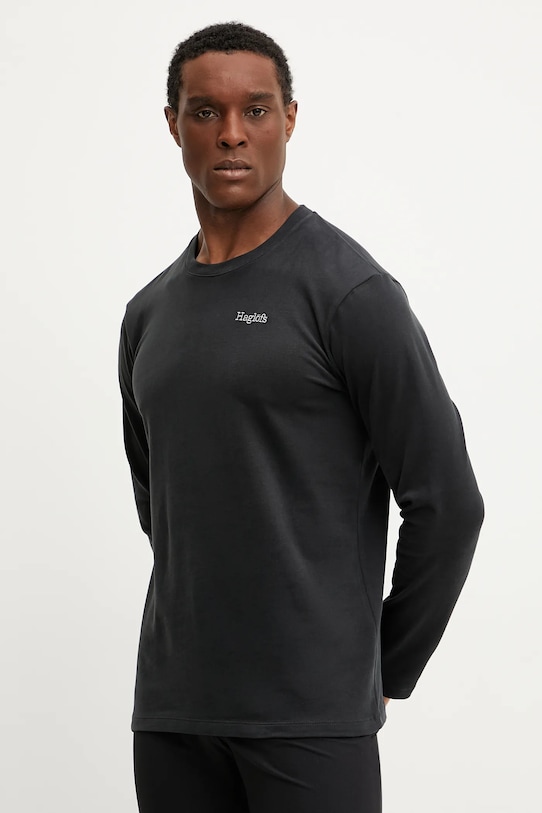 Haglöfs longsleeve uni negru 607660