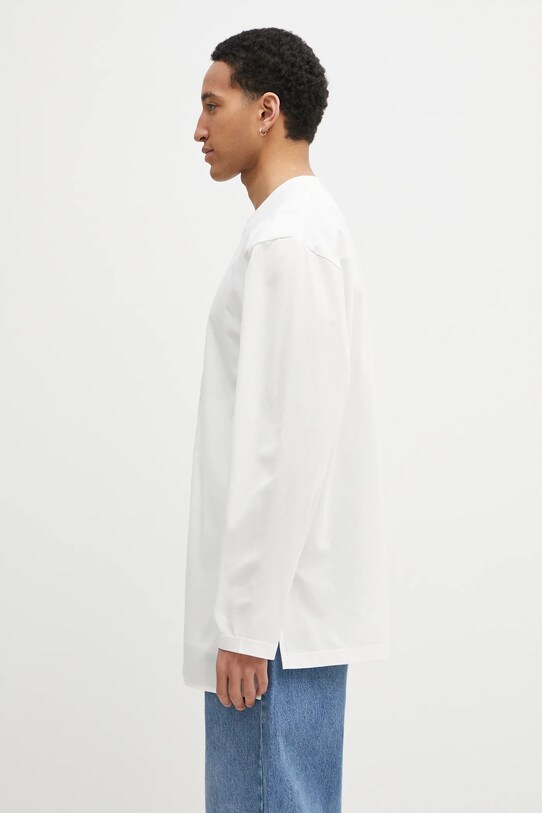 Блуза с дълги ръкави Y-3 Premium Longsleeve Tee JM7811 бял SS25