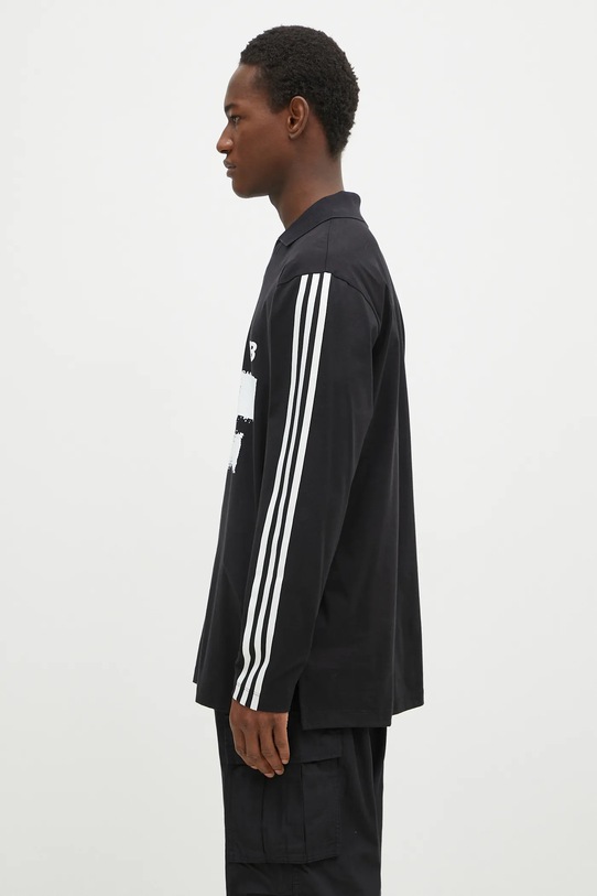 Tričko s dlhým rukávom Y-3 Graphic Logo Longsleeve Tee JN4876 čierna SS25