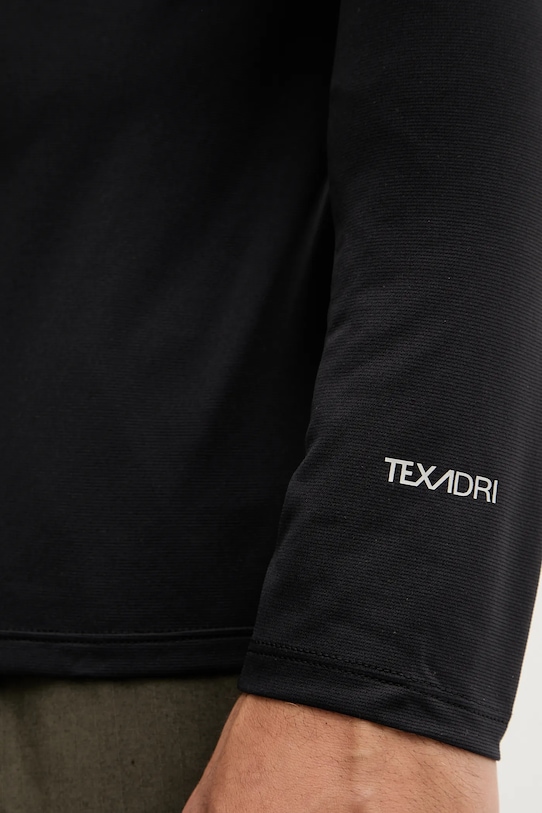 Športové tričko s dlhým rukávom Jack Wolfskin Prelight Swift A63803 čierna