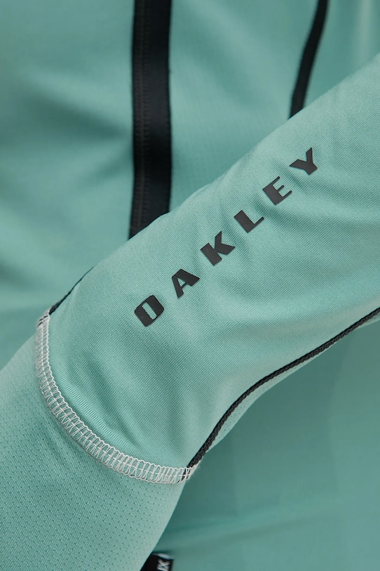 Oakley mânecă lungă de antrenament T-shirt do pływania FOA406861 turcoaz