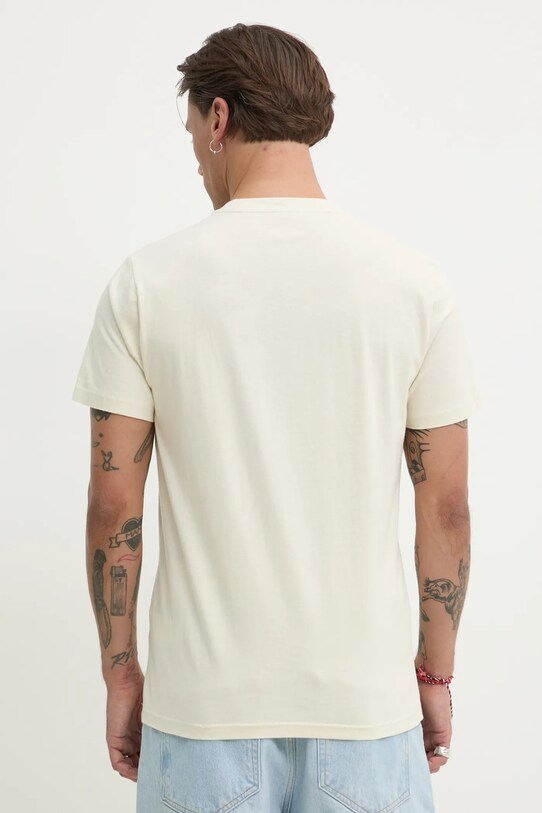 Odzież Hollister Co. t-shirt bawełniany KI323.5134.101 beżowy