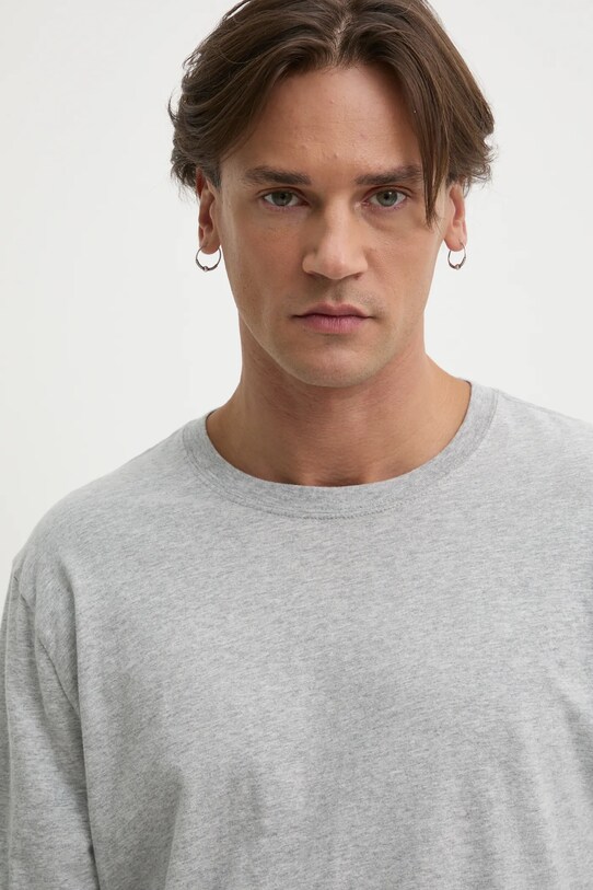 Hollister Co. longsleeve din bumbac gri KI324.5127.122