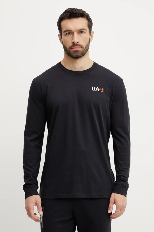 Îmbrăcăminte Under Armour mânecă lungă de antrenament Workwear Logo 1390167 negru