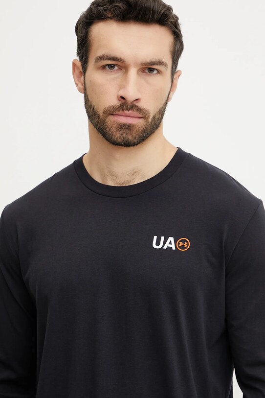 Under Armour mânecă lungă de antrenament Workwear Logo negru 1390167