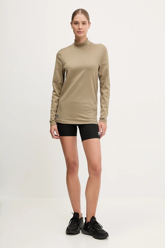 Under Armour longsleeve treningowy Tactical Mock CGI 1365388 zielony SS25