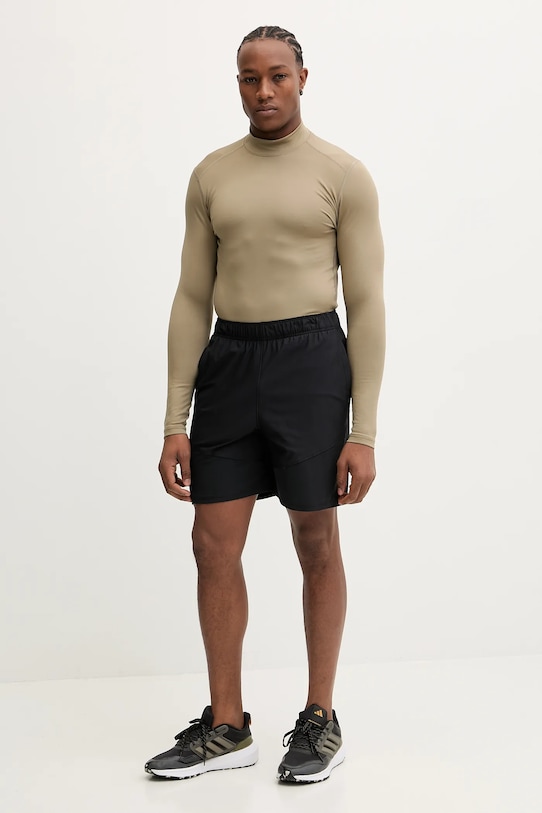 Блуза с дълги ръкави за трениране Under Armour Tactical Mock CGI 1365388 зелен SS25
