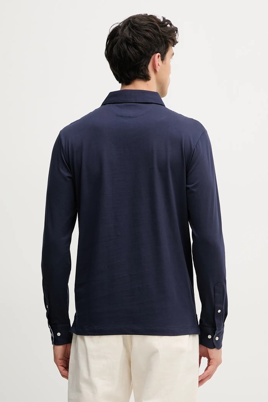 Îmbrăcăminte Hackett London longsleeve din bumbac HM551004 bleumarin