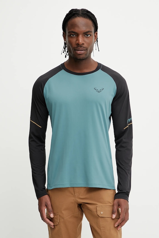 Dynafit longsleeve sportowy Alpine Pro regular turkusowy 08.0000071156