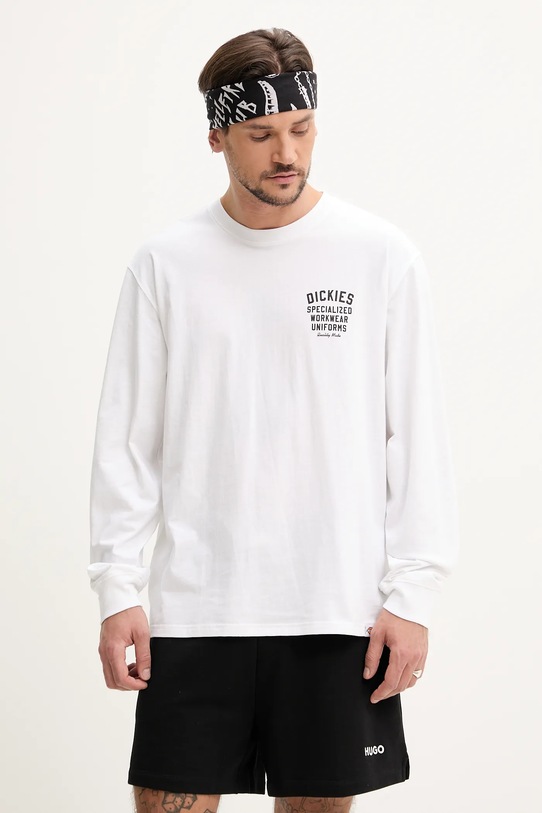 Abbigliamento Dickies top a maniche lunghe in cotone DK0A4Z930WH1 bianco